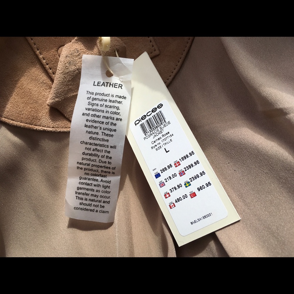 Suede moto jacket - Picture 5 of 7
